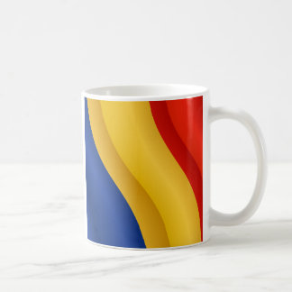 Café Bandera de la taza de Rumania
