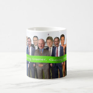 Café Barack de edades - taza global que va más verde
