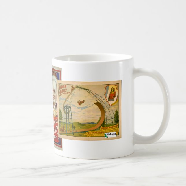 Café Barnum y taza del poster de Bailey (Derecha)