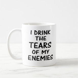 Café Beba los rasgones de mi taza de los enemigos
