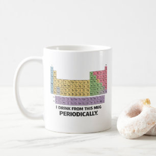 Café Bebo De Esta Taza Periódicamente