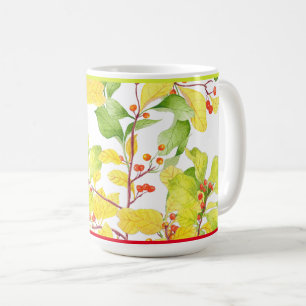 Café Berries de otoño en una taza clásica