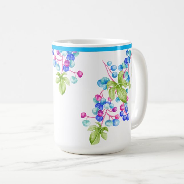 Café Berries de porcelana en una taza clásica (Anverso derecho)