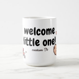 Café Bienvenido pequeño – Taza con envoltura de bebé li