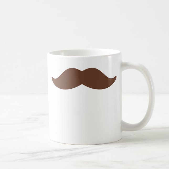 Café Bigote de la taza (Derecha)
