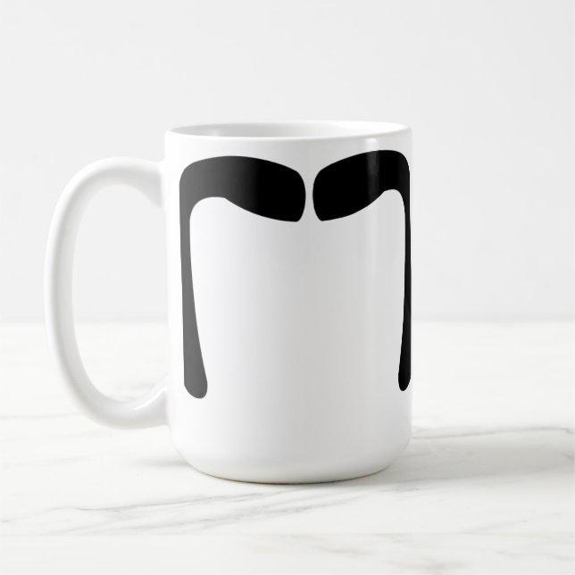 Café Bigote del Manchu de la taza #4 Fu de Bigote (Izquierda)