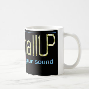 Café Blanco clásico de la música de MarshallUP taza d