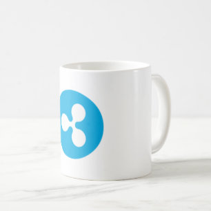 Café Blanco de XRP taza de la obra clásica de 11 onzas