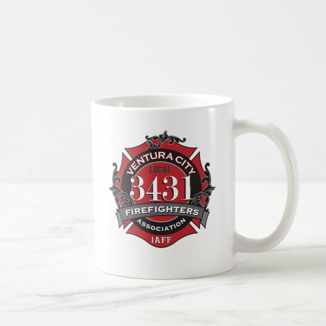 Café Blanco taza blanca clásica de 11 onzas (Derecha)