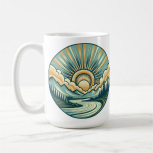 Café Bomba de camping, taza de esmalte para los campist