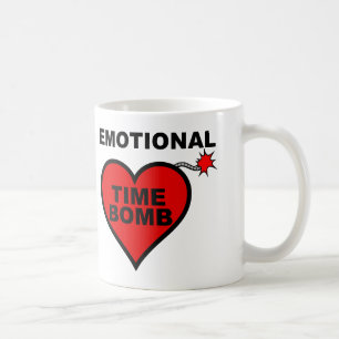 Café Bomba de Tiempo Emocional Taza Divertida o Taza de