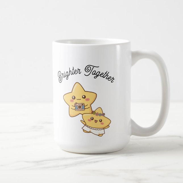 Café Brighter Together – Regalo de Taza para Parejas Ad (Derecha)