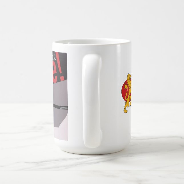 Café ¡BST verdad! taza grande de la manija (Mango)