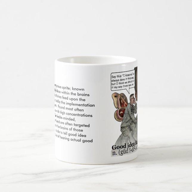 Café Buena taza de la hada de la idea (Centro)