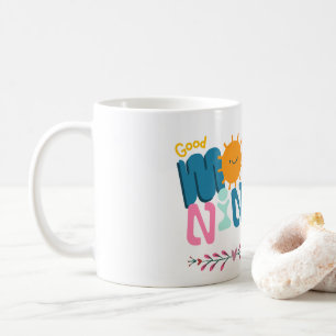 Café Buenos Días Sol – Diseño de Taza Lindo y Colorido