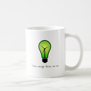 Café Bulbo de la energía limpia - taza