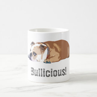 Café Bulldog inglés de "Bullicious" de la taza de