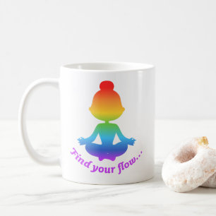 Café Buscar tu taza de flujo (arcoiris)