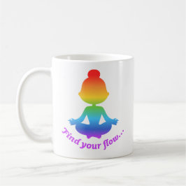 Café Buscar tu taza de flujo (arcoiris)