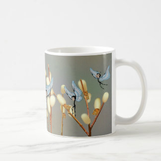 Café "Butterfairies y taza del sauce de gatito"