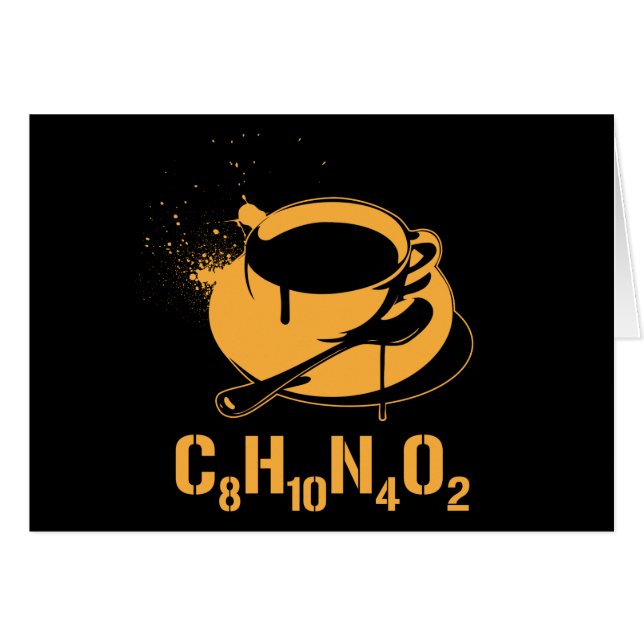 Café C8H10N4O2 (Anverso (Horizontal))