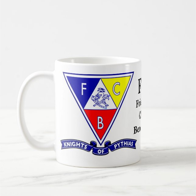 Café Caballeros de la taza combinada de los Pythias (Izquierda)