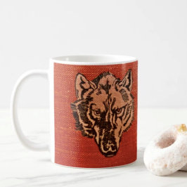 Café Cabeza de Lobo en Taza Roja