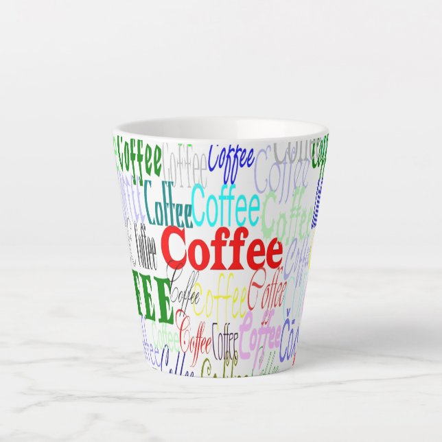 ¡Café Café café! Taza de café latte (Anverso)
