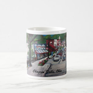 Café Caídas del disgusto, taza de la pintura de escena