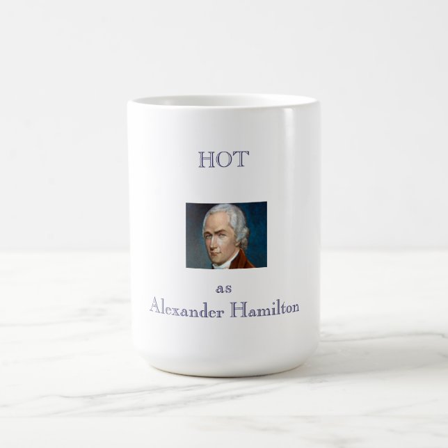 Café Caliente como taza de Hamilton (Centro)