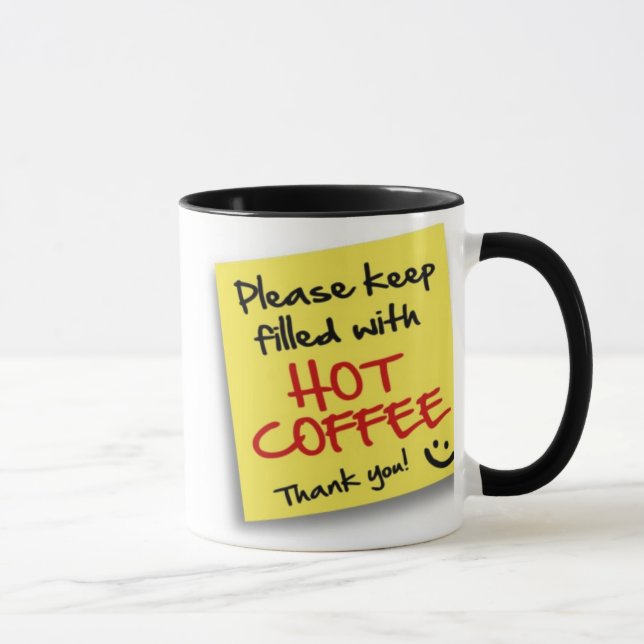 CAFÉ CALIENTE del poste - taza (Derecha)