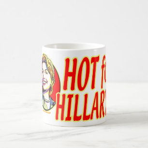 Café Caliente para la taza de Hillary