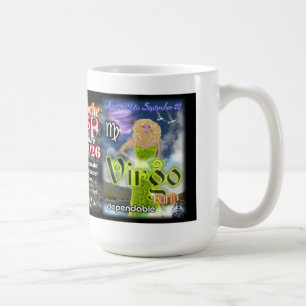 Café Cambio de signo del virgo de Leo, taza grande de