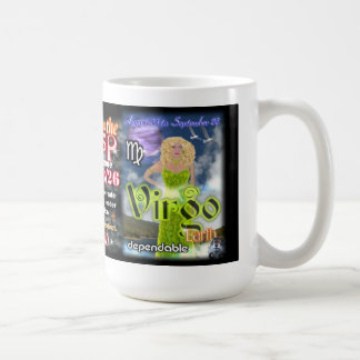 Café Cambio de signo del virgo de Leo, taza grande de