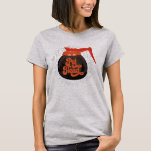 (Café) Camiseta De Cabeza De Pot