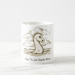 Café Campeón la taza del monstruo de Champlain del lag