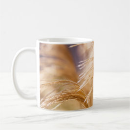 Café Campo del trigo taza blanca clásica de 11 onzas