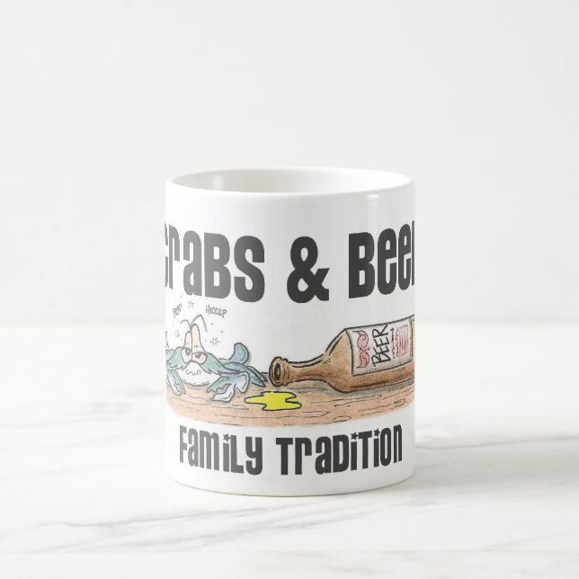 Café Cangrejos y taza de cerveza (Centro)