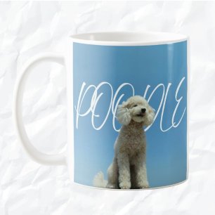Café Caniche Pacífico   Taza de Vista al Cielo Azul