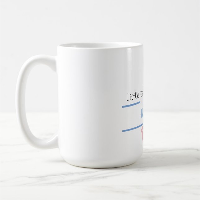 Café Cara de Conejo Bebé y Taza Personalizados (Izquierda)