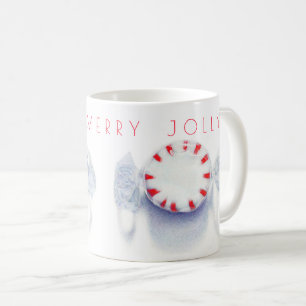 Café CARAMELO DE MENTA "FELIZ ALEGRE DIVERTIDO" Taza Bl