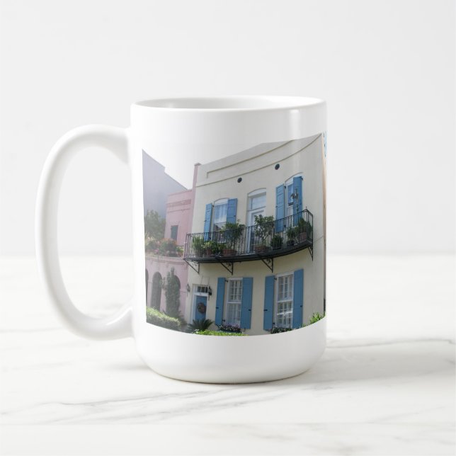 Café Casas de fila del arco iris, taza del SC de (Izquierda)
