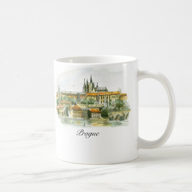 Café Castillo de Praga 11 onzas. taza (Derecha)