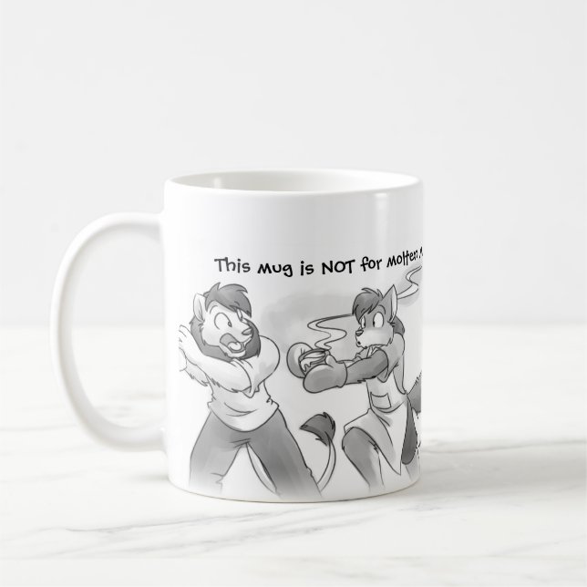 Café Catástrofe de la universidad - taza - metal (Izquierda)