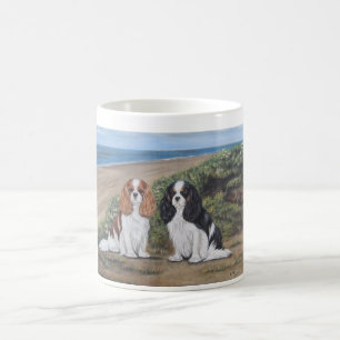Café "Cavaliers en taza de la playa"