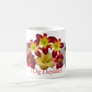 Café Cavo la taza de los Daylilies