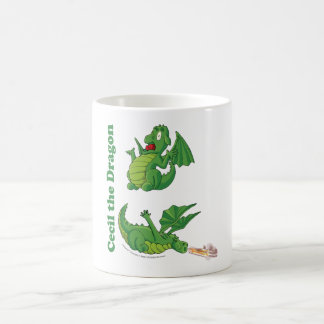 Café Cecil la taza de cerámica del dragón