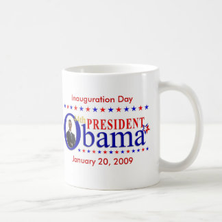 Café Celebración de la inauguración de Obama - la taza