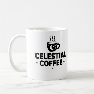 Café Celestial Mug - Copa Cósmica de la Luna y las