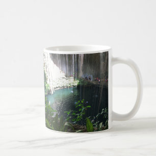 Café Cenote azul sagrado, Ik Kil, taza de México